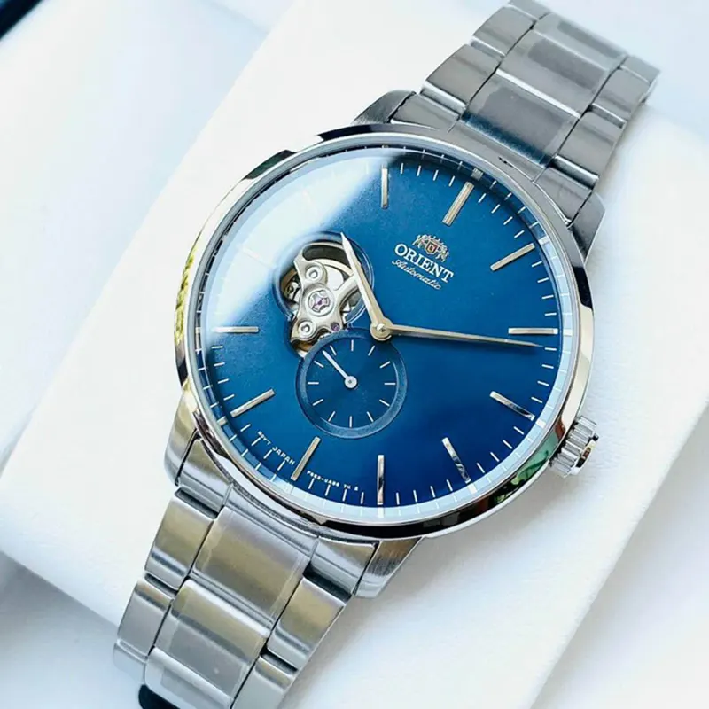 Orient Contemporary Semi-skeleton Small Second Men's Watch- RA-AR0101L